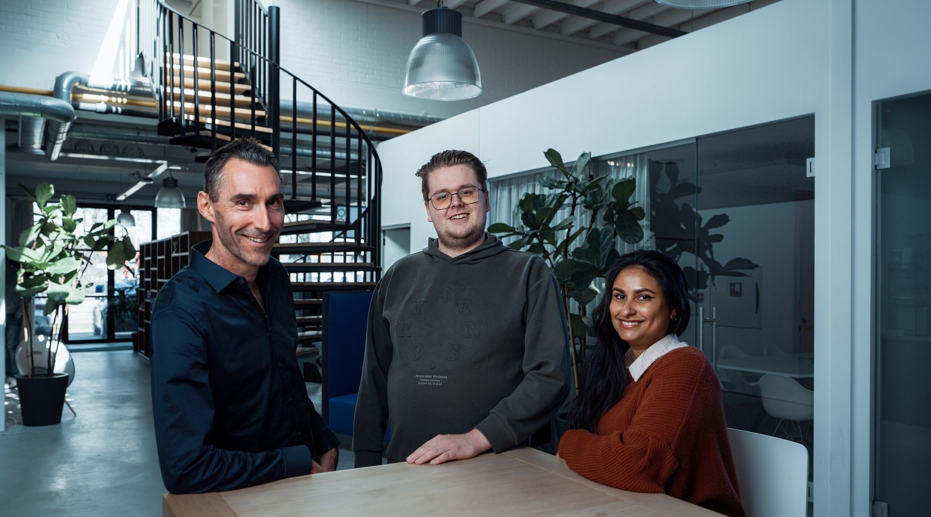 Tom, Anjulie en Wessel